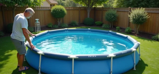 Guide complet pour installer facilement une piscine Intex 58983 dans votre jardin